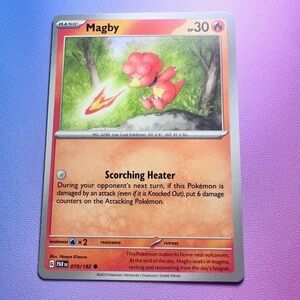 magby - 019/182 (common) — pokemon: paradox rift